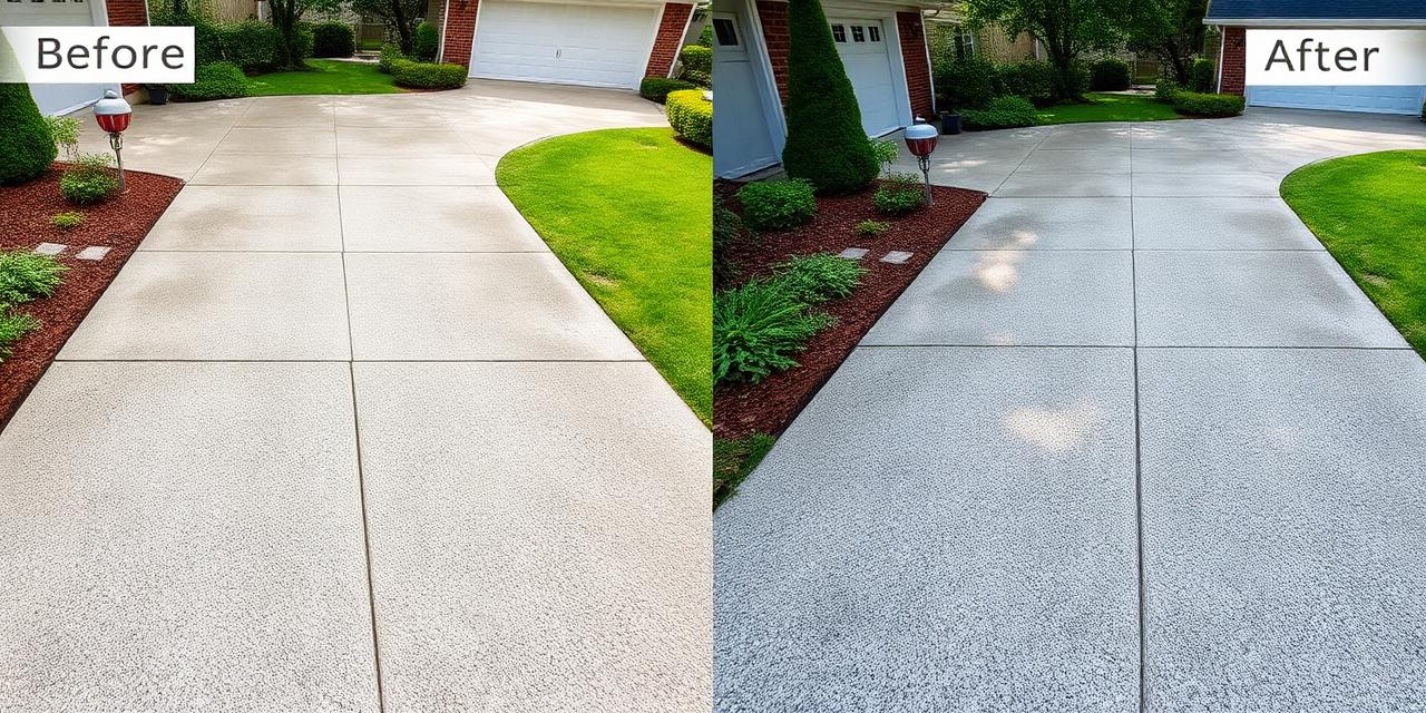 Before and after: Driveway restoration